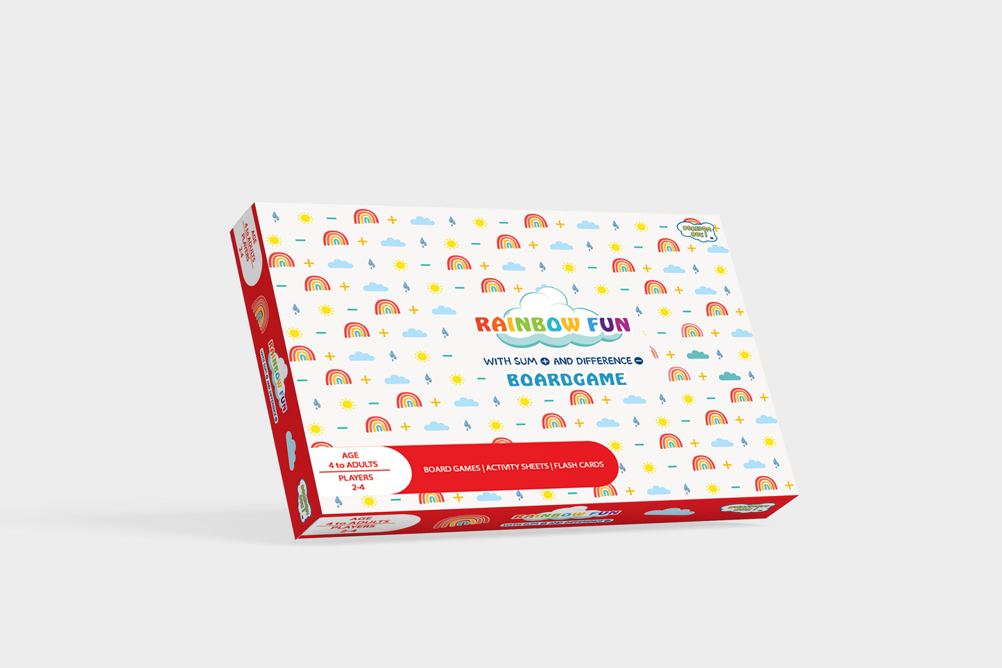 RAINBOW FUN BOARD GAME AND ACTIVITY BOX