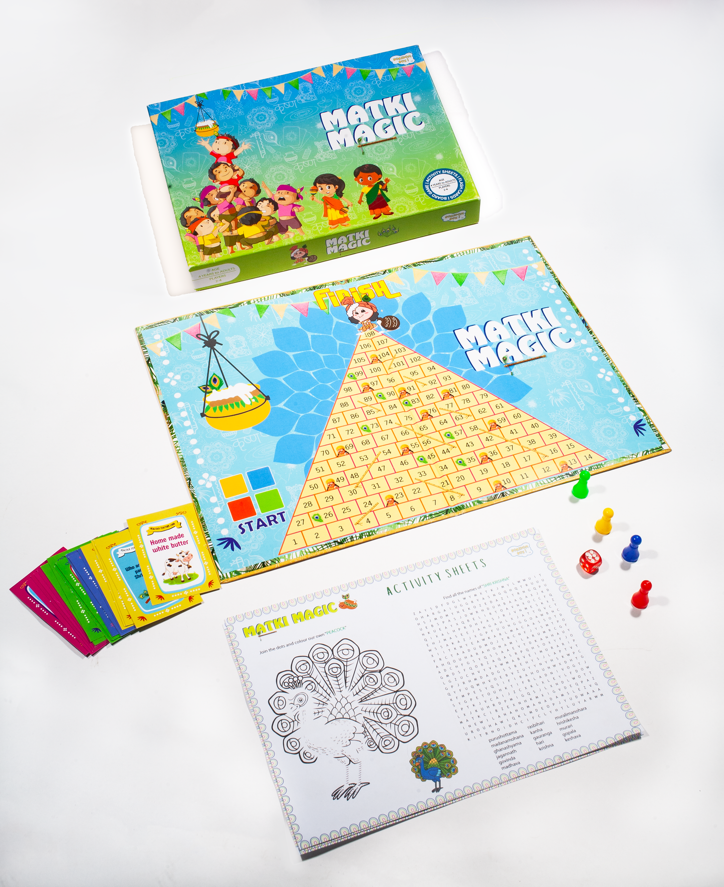 MATKI MAGIC BOARD GAME AND ACTIVITY BOX