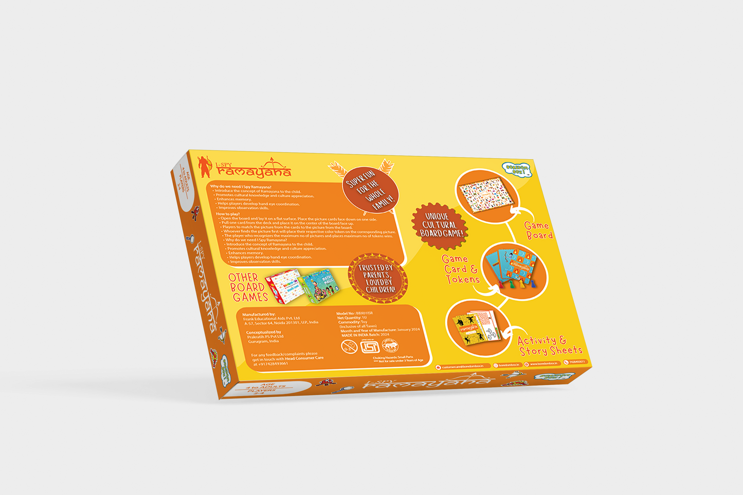 I-SPY RAMAYANA BOARD GAME AND ACTIVITY BOX